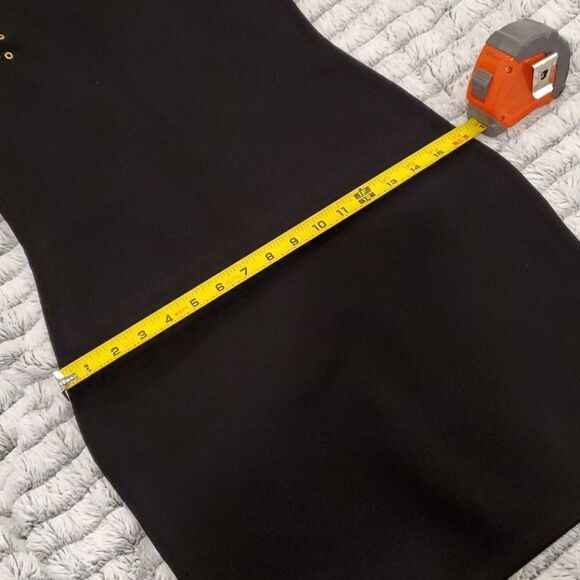 Guess midi black knit sweater dress size 8. - Picture 10 of 11